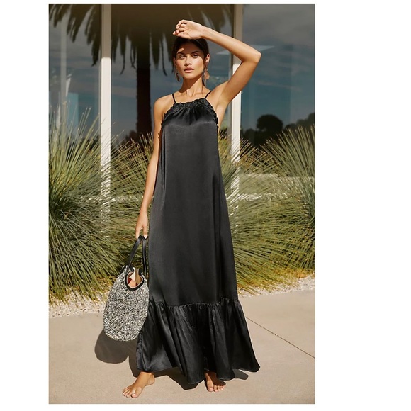 Anthropologie Halter Open-Back Midi Dress - Picture 3 of 3